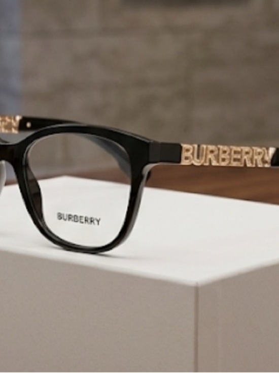 Brand New !! Black Women\'s Cat-Eye Eyeglasses with Gold Accents